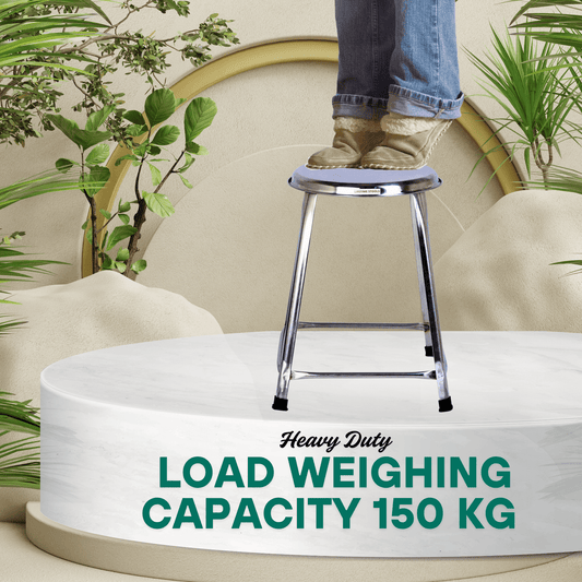 18 inch, 21 inch, 24 inch Stainless Steel Stools, Combo | Heavy Duty SS Stool - Lifetime Stool