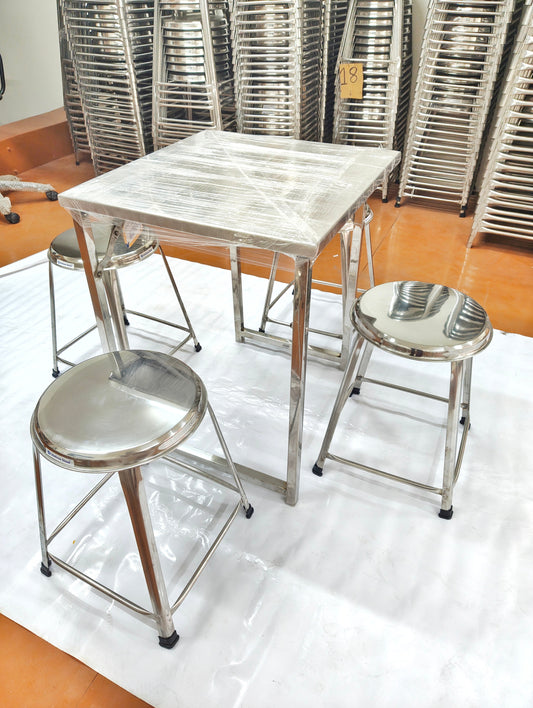 Best Stainless Steel Stools & Folding Tables for Offices in India - Lifetime Stool