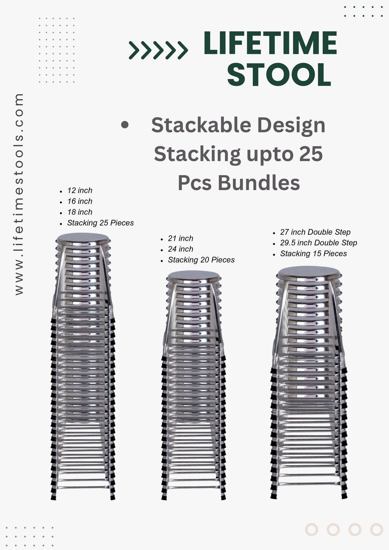Laboratory Steel Stools - Lifetime Stool