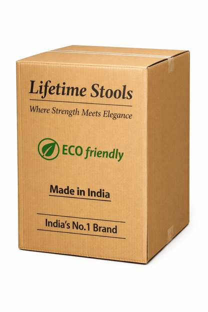 16 Inch Stainless Steel Stool | Heavy Duty SS Stool | Stackable Industrial Stool - Lifetime Stool