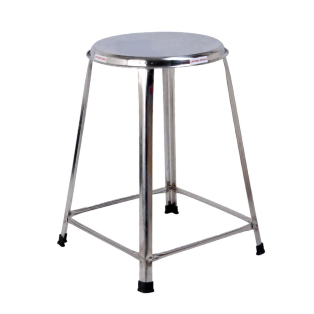 2 Feet (24 inch) Stackable Steel Stool | Heavy Duty SS Stool - Lifetime Stool