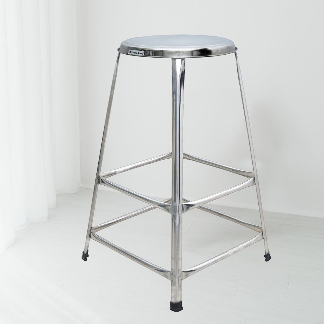 2.5 foot (29.5 inch) Stackable Double Step Steel Stool