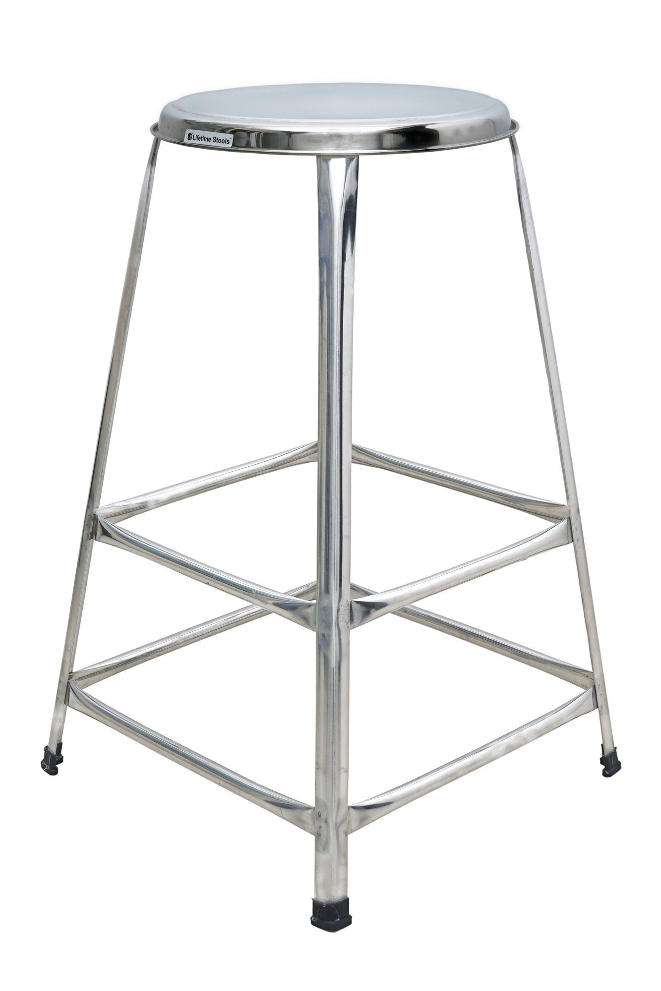 27 inch (2.25 foot) Stackable Double Step Steel Stool – Lifetime Stool
