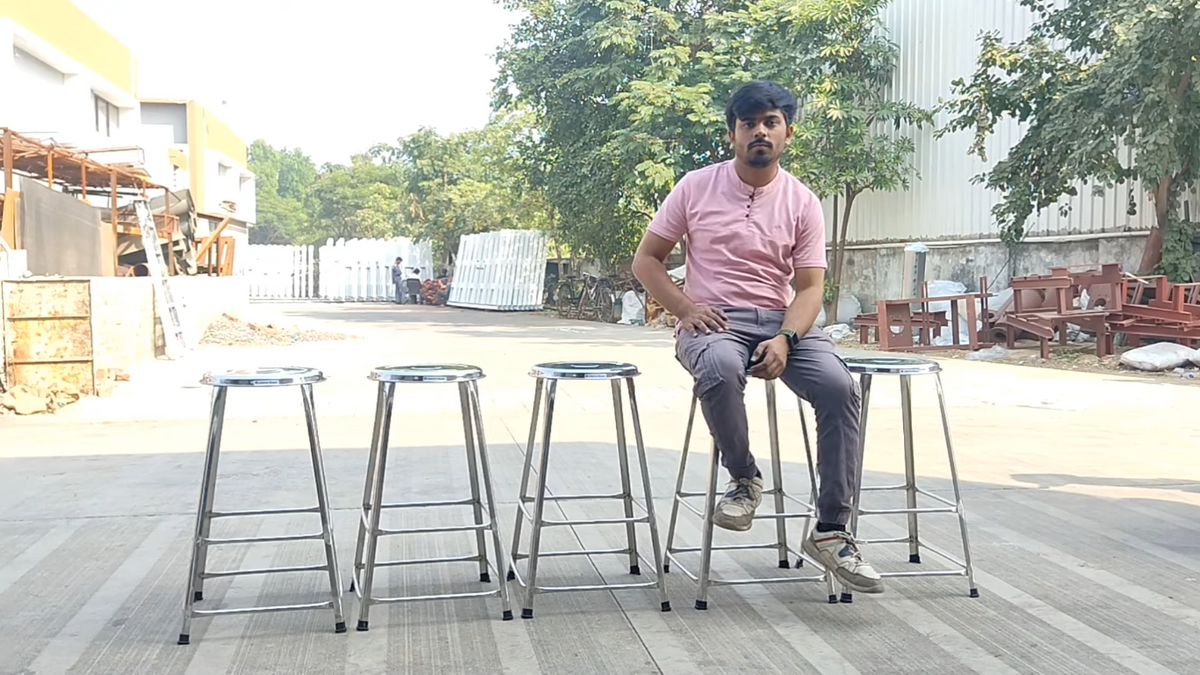 Steel Stool Rigging Stainless Steel Stool Supplier in Khammam | Lifetime Stools